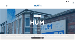 Desktop Screenshot of hum-online.de